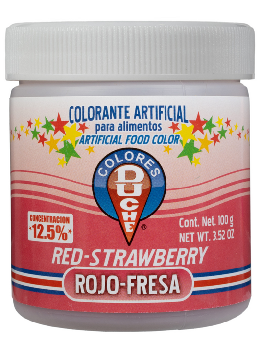 COLORANTE ROJO FRESA 100GRS
