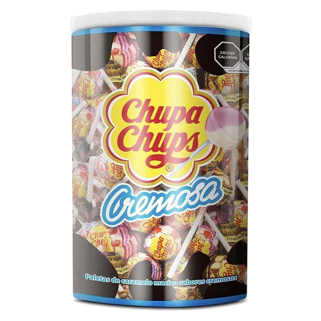 CHUPA CHUPS PAL CREMOSA TUBO 8/60PZ