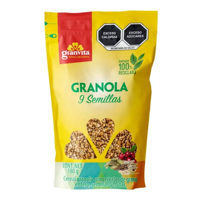 GRANOLA GRANVITA 9 SEMILLAS 24/180g