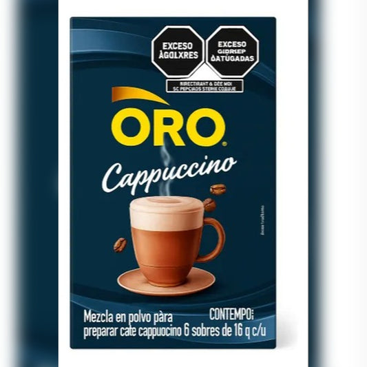 CAFE ORO CAPPUCCINO 6/6/16GR SOLUBLE