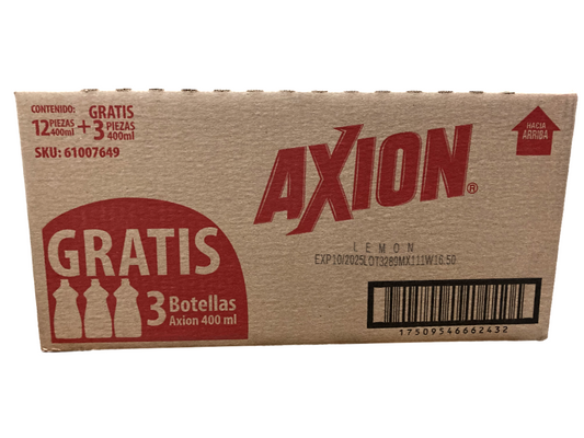 AXION LIQ.LIMON 1/12/400 MAS 3 GRATIS