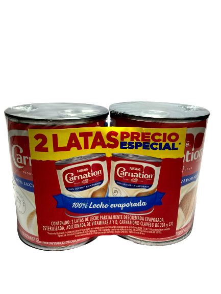 2LECHE CLAVEL 360ML/MED CREMA 190GR