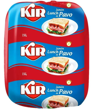 JAMON LUNCH DE PAVO KIR 2.500KG