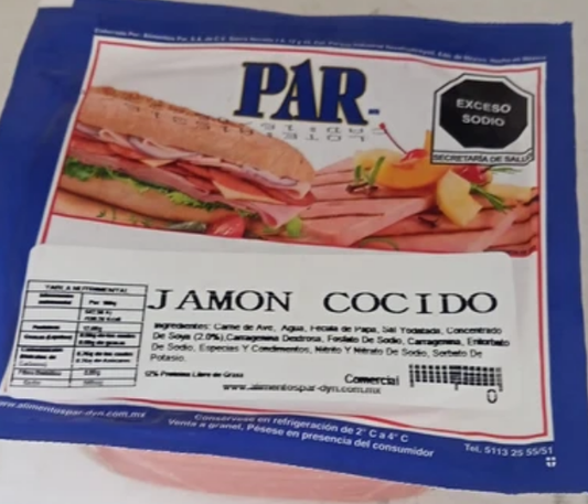 JAMON COCIDO CERDO Y PAVO PAR