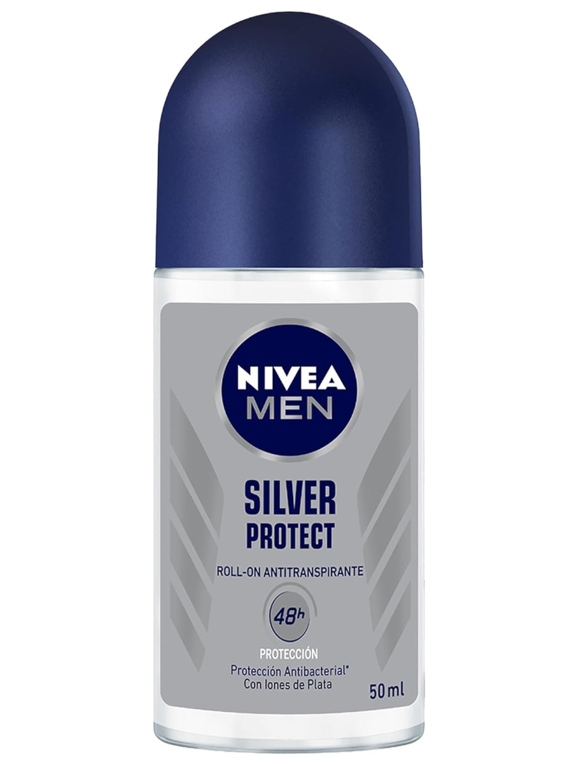 NIVEA DEO 12/050ML HM ROLL SILVER PROTEC