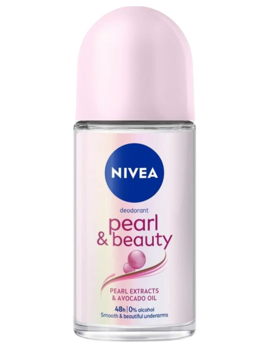 NIVEA DEO 12/050ML MJ ROLL PEARL BEAUTY.