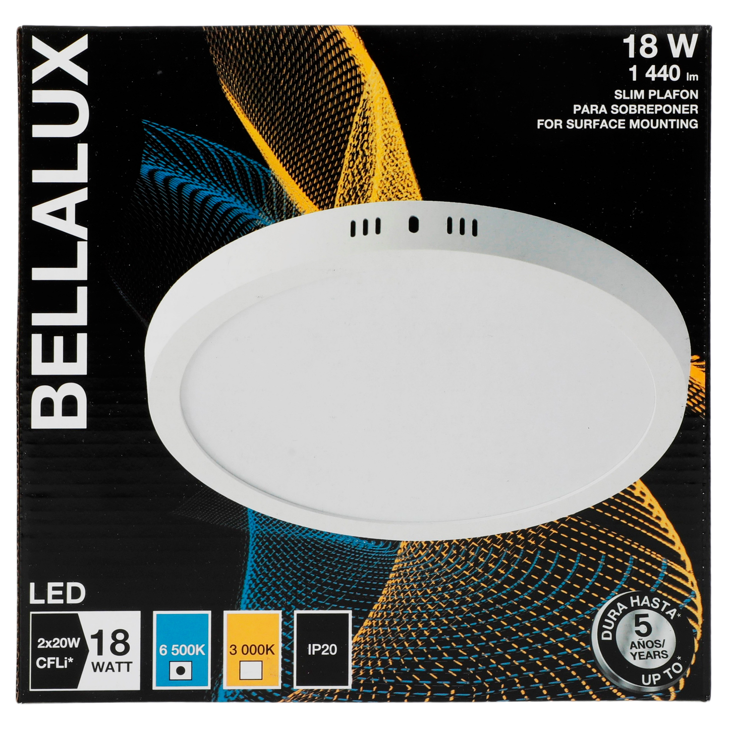 BELLALUX PLAFON SLIM 8/18W