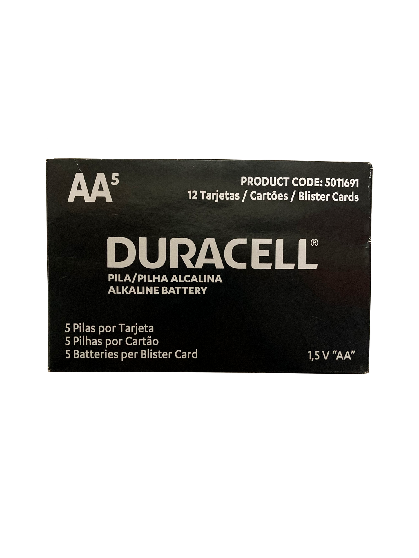 PILA DURACELL AA 4/12/5 PZ/CJ NVO