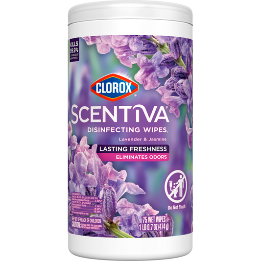 TOALLITAS CLOROX LAVANDA 6/75 PZ