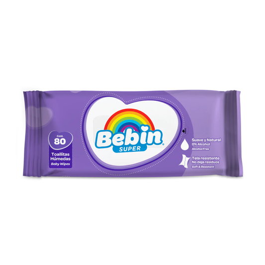 TOALLITA HUM.BEBIN 18/80 PZA