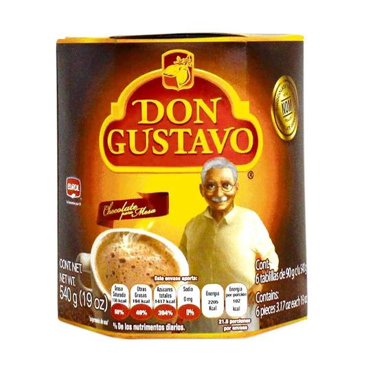 DON GUSTAVO TABLILLA 12 540 GRS