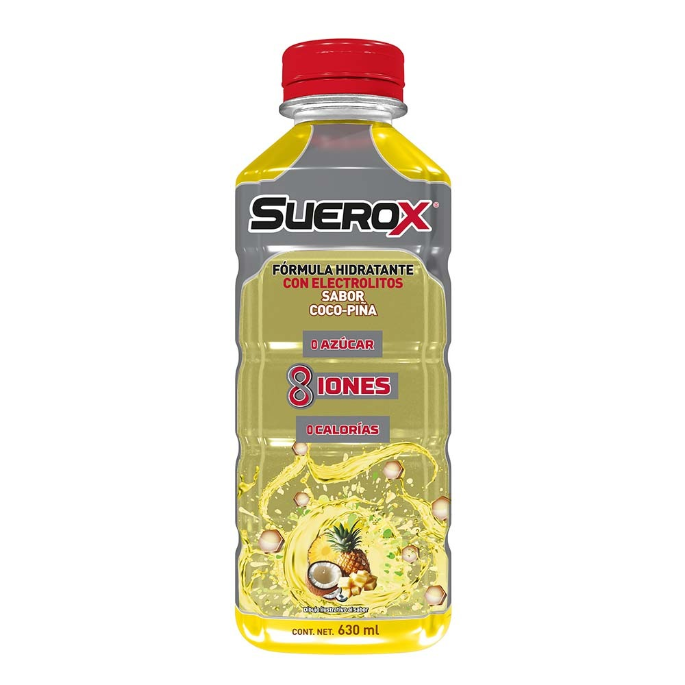 SUEROX ADULTO 12/630 ML COCO PINA