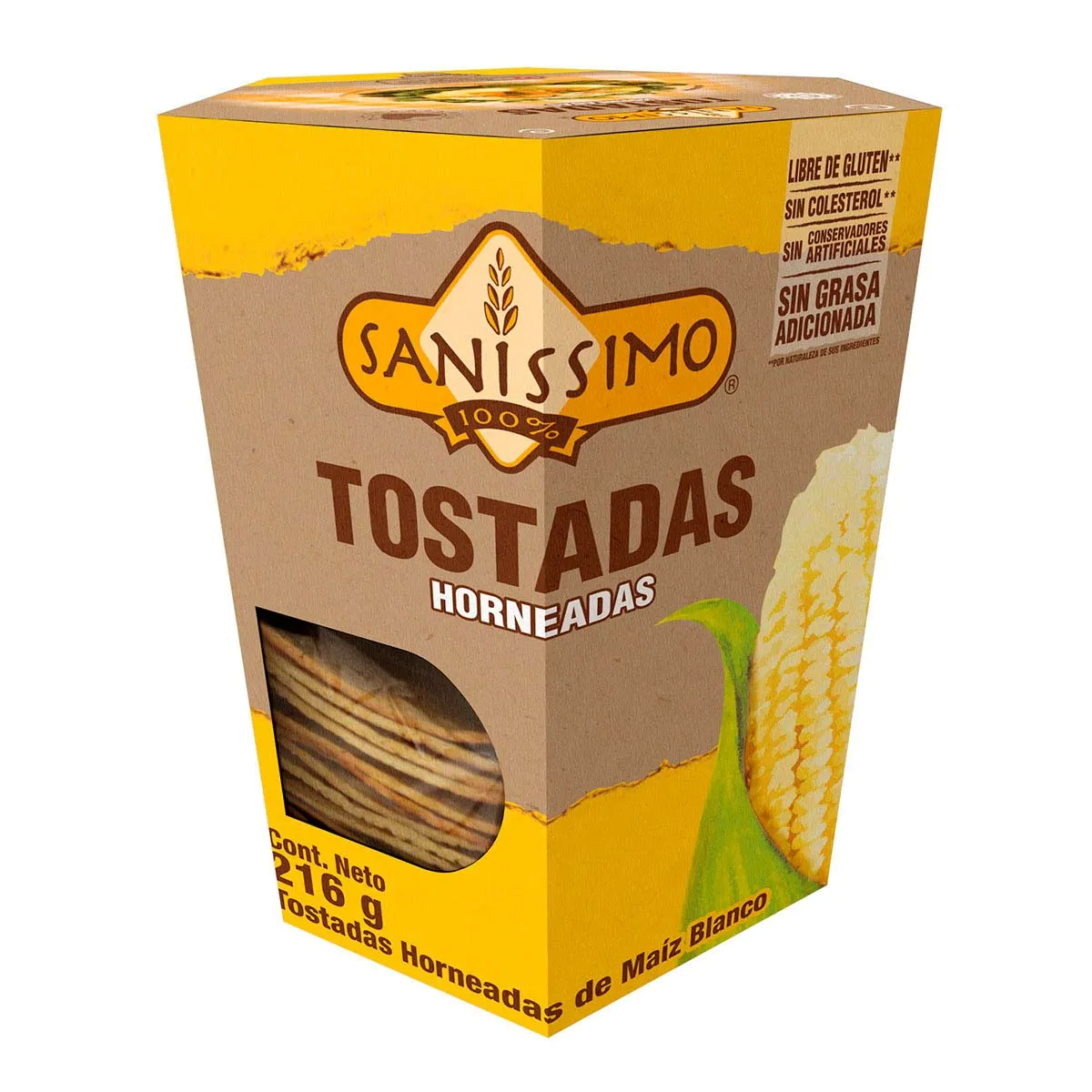 TOSTADA SANISSIMO 216GRS