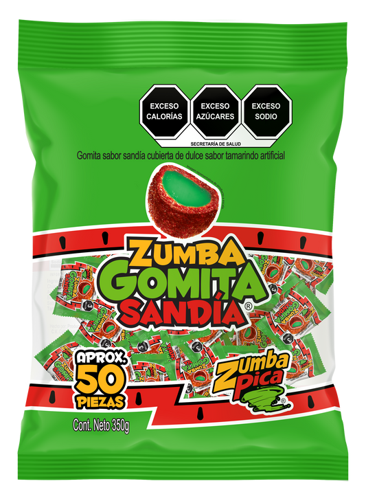 ZUMBA GOMITA SANDIA 24/50/350 GRS