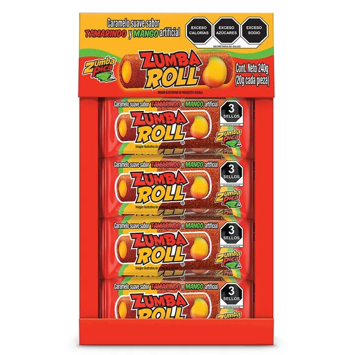 ZUMBA ROLL MANGO 35/12/240 GRS