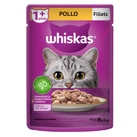 WHISKAS 8/85 G POLLO