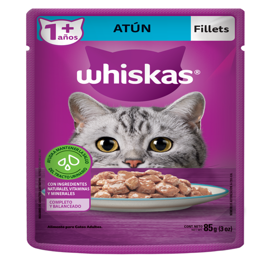 WHISKAS SOBRE ATUN 12/85 GR