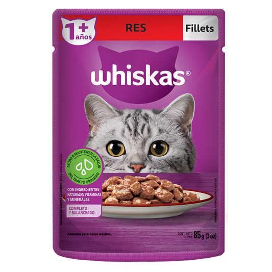 WHISKAS 8/85 G CARNE RES