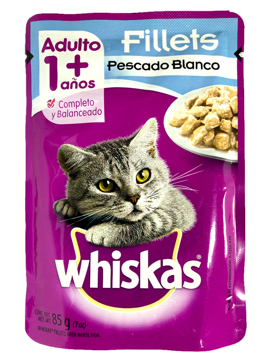 WHISKAS 8/85 G P.BLANCO