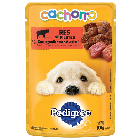 PEDIGREE POUCH PUP 12 1 100 GR RES