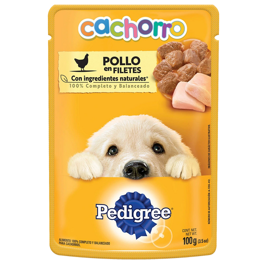 PEDIGREE POUCH PUP 12 1 100 GR POLLO