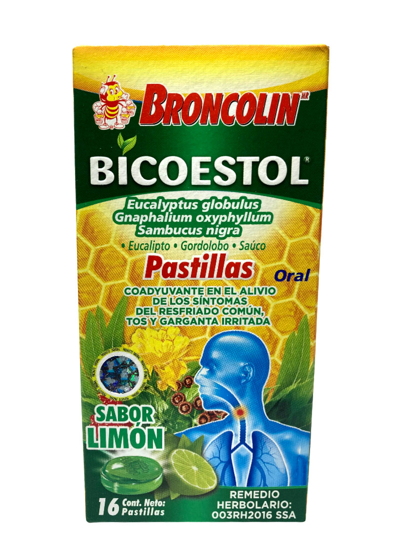 BRONCOLIN PAST.48/16 PZAS LIMON