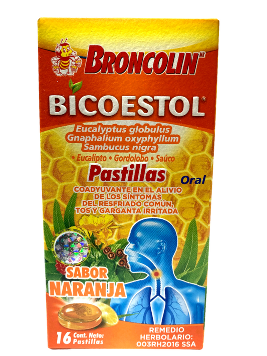 BRONCOLIN PAST.48/16 PZAS NARANJA