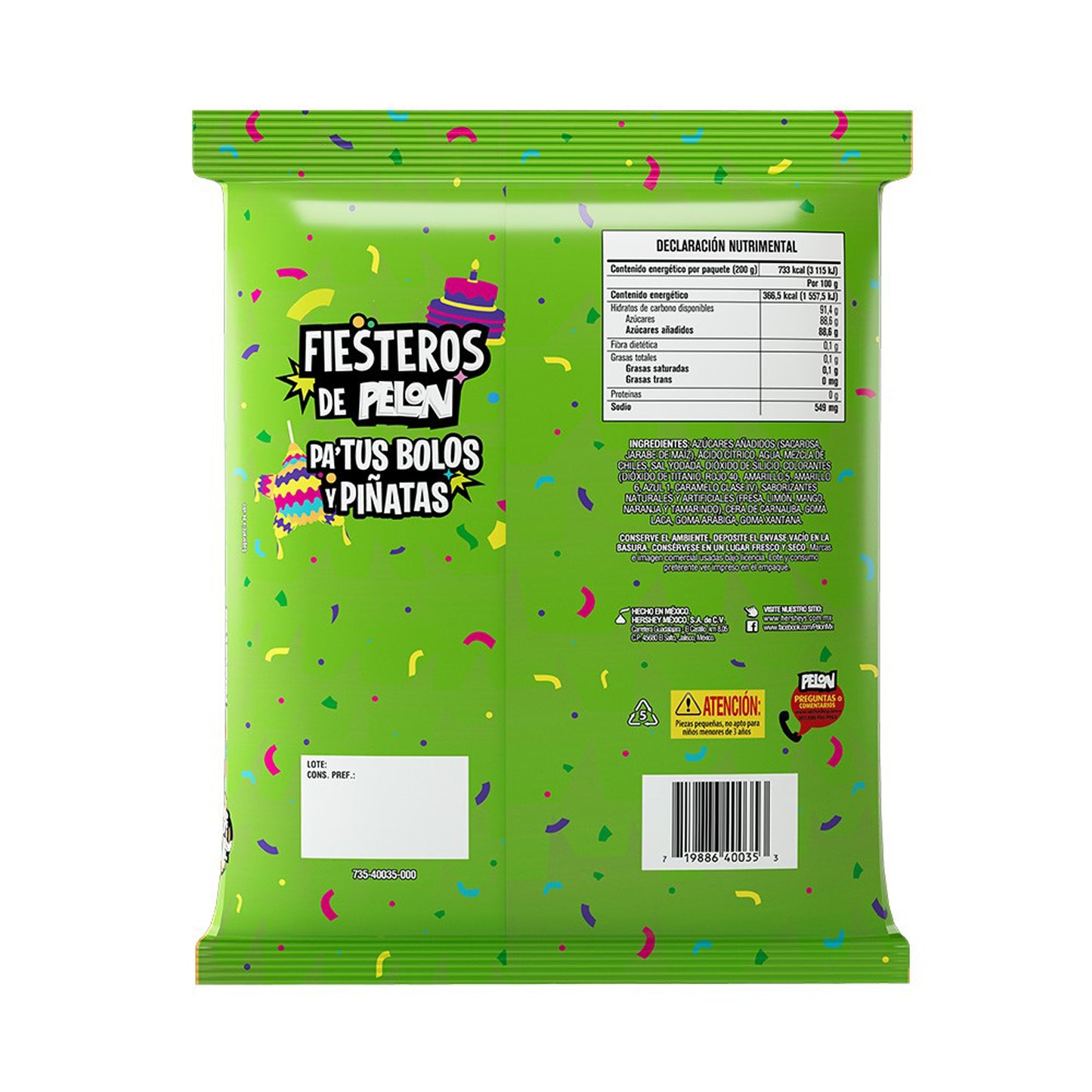 PINATERO PELONETES 18/20/10 GRS