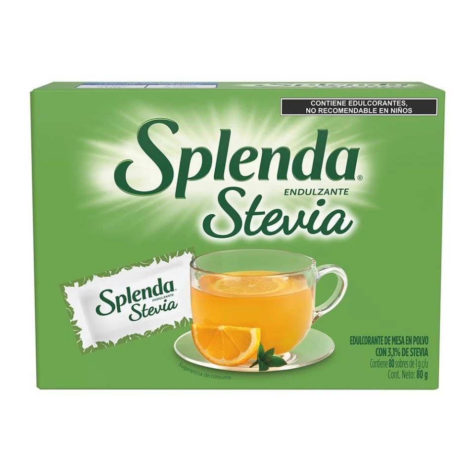 SPLENDA 12/80 SOBRES STEVIA