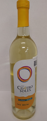 VINO 4 SOLES BCO ESPUMOSO 6/700 ML