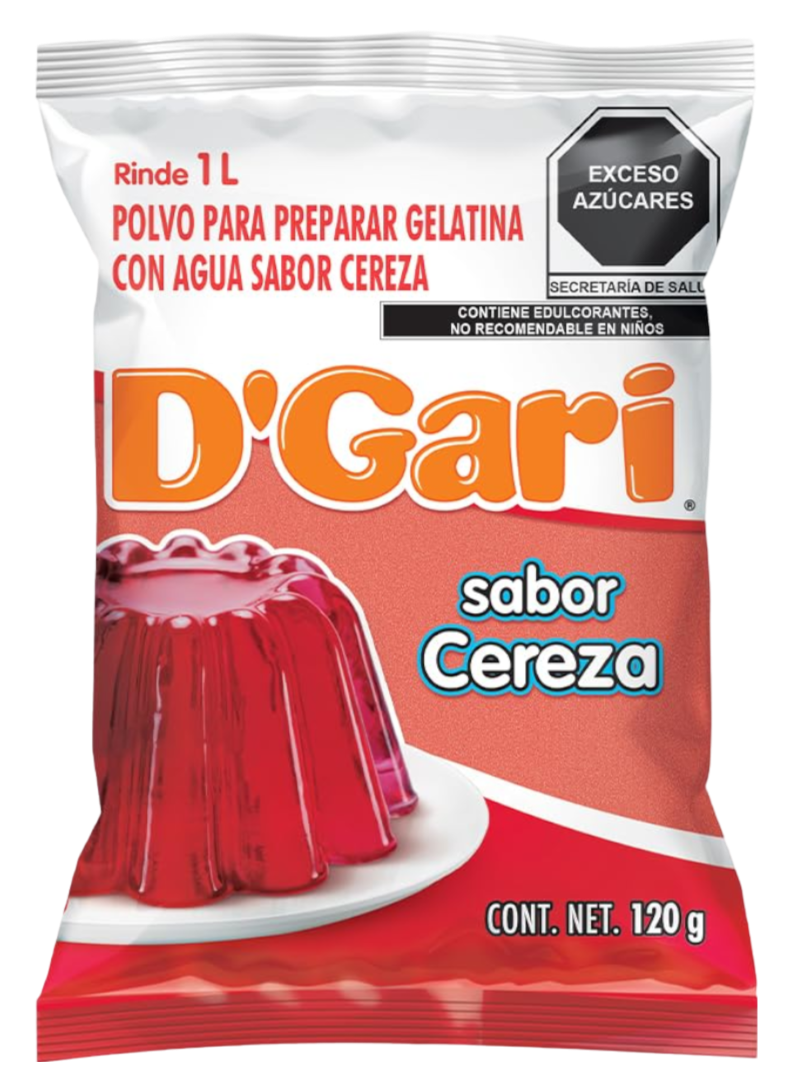 GELATINA DGARI 50/120 CEREZA