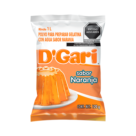 GELATINA DGARI 50/120 NARANJA