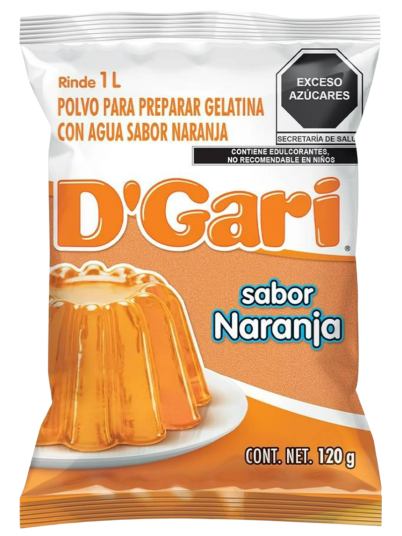 GELATINA DGARI 50/120 NARANJA