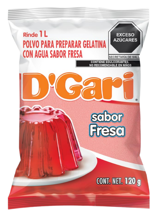 GELATINA DGARI 50 120 FRESA AGUA