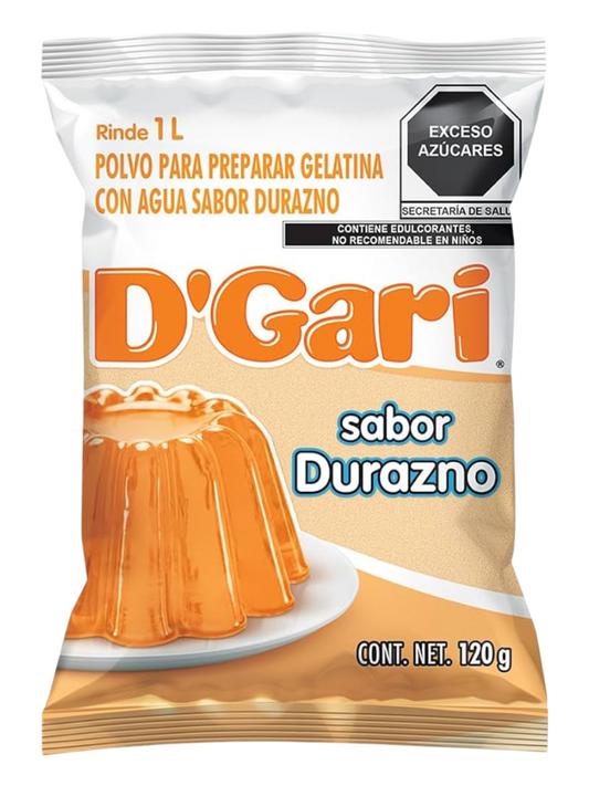 GELATINA DGARI 50/120 DURAZNO