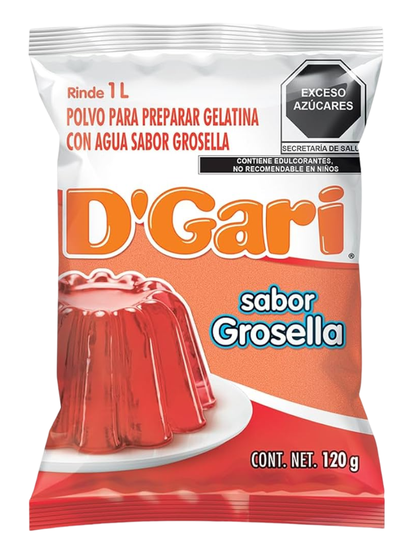 GELATINA DGARI 50/120 GROSELLA