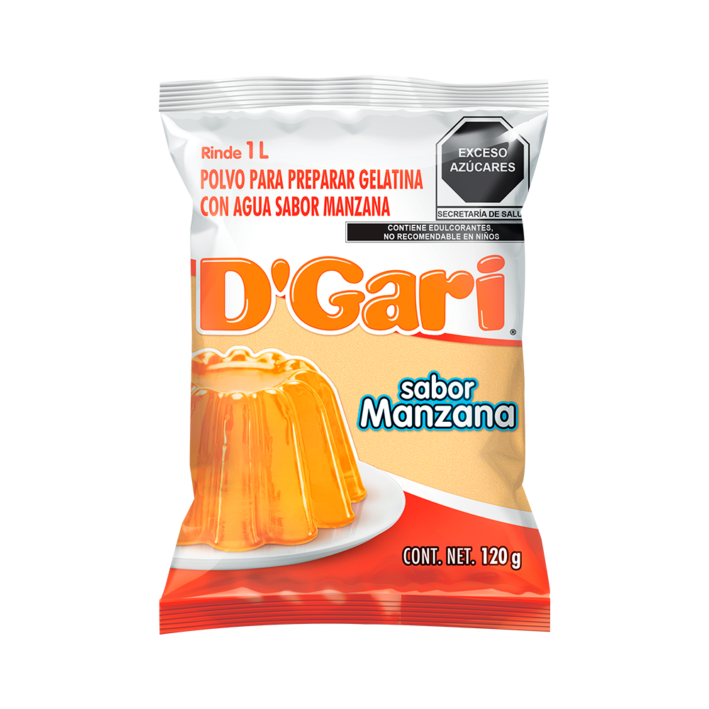 GELATINA DGARI 50/120 MANZANA