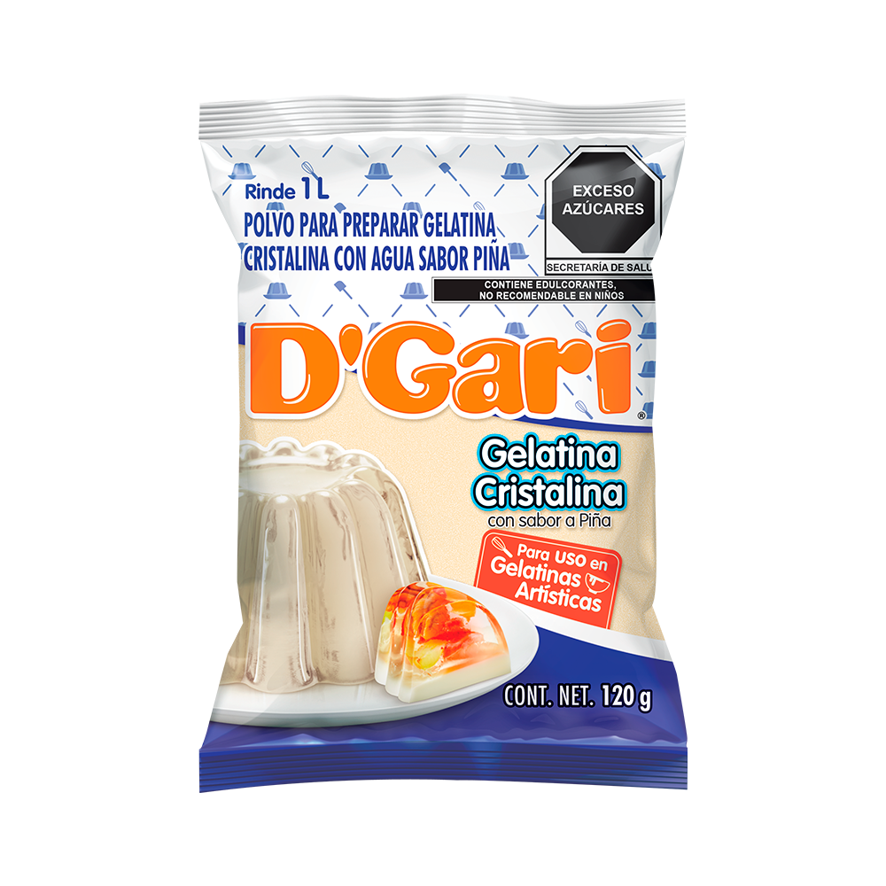 GELATINA DGARI 50/120 CRISTALINA