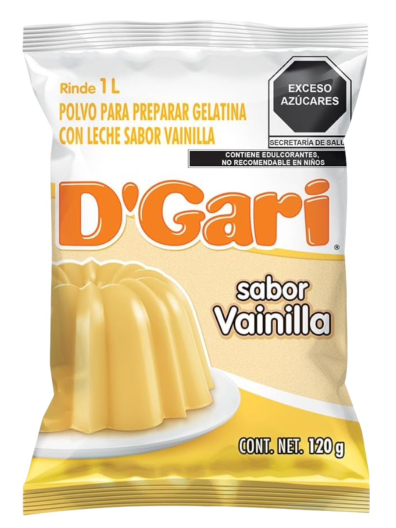 GELATINA DGARI 50/120 VAINILLA