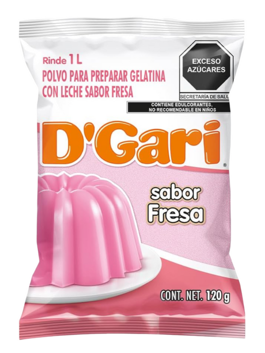 GELATINA DGARI 50/120 FRESA LECHE