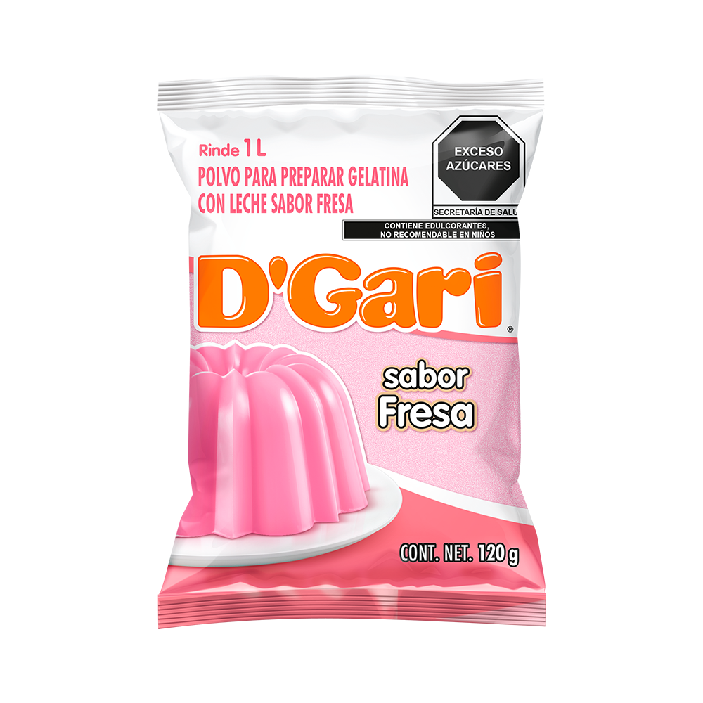 GELATINA DGARI 50/120 FRESA LECHE