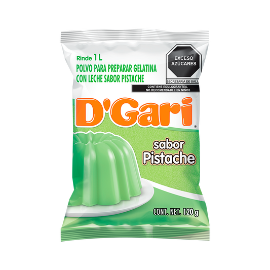 GELATINA DGARI 50/120 PISTACHE