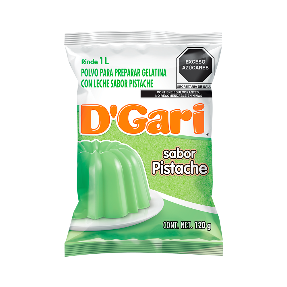 GELATINA DGARI 50/120 PISTACHE