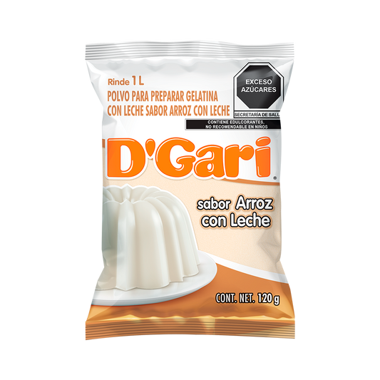 GELATINA DGARI 50/120 ARROZ CON LECHE