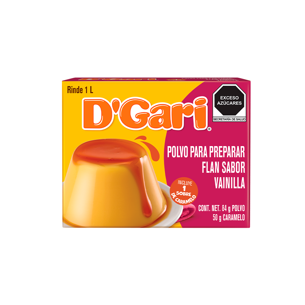 FLAN DGARI CARAMELO 24/134 GR