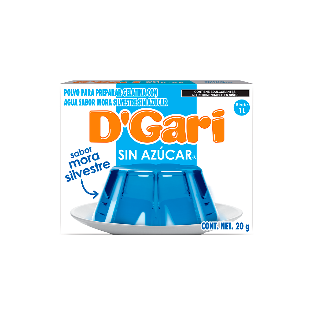 GELATINA DGARI S/AZU 24/20 MORAS SILV.