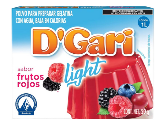 GELATINA DGARI S/AZU 24/20 F.ROJOS