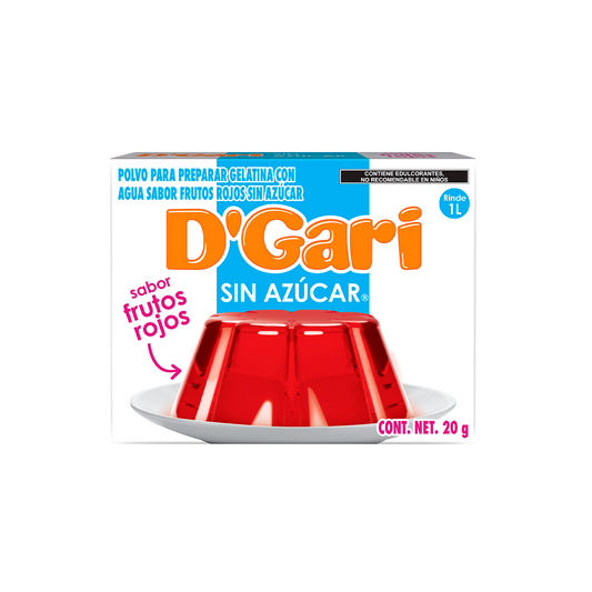 GELATINA DGARI S/AZU 24/20 F.ROJOS