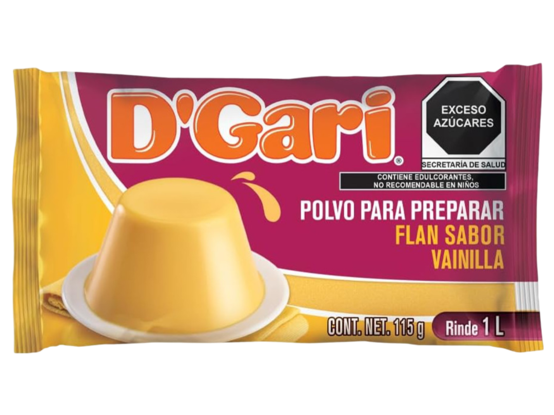 FLAN DGARI VAINILLA 50/115 GR
