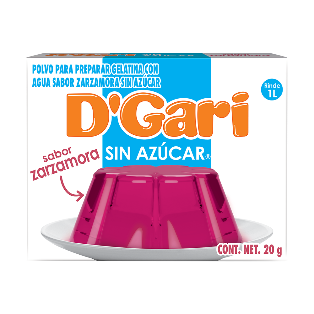 GELATINA DGARI S/AZU ZARZAM 24/20GR
